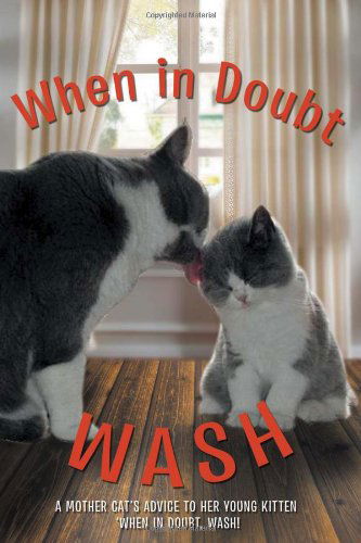 Cover for Jake M Lewis · When in Doubt Wash: a Mother Cat's Advise to Her Young Kitten (Paperback Book) (2011)