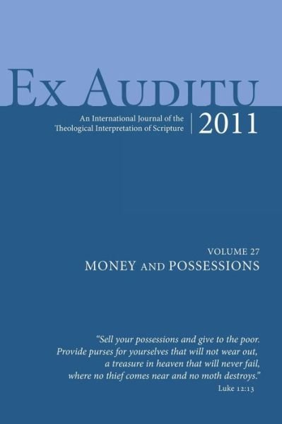 Cover for Klyne Snodgrass · Ex Auditu - Volume 27 (Book) (2012)