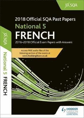 Cover for Sqa · National 5 French 2018-19 SQA Past Papers with Answers (Pocketbok) (2018)