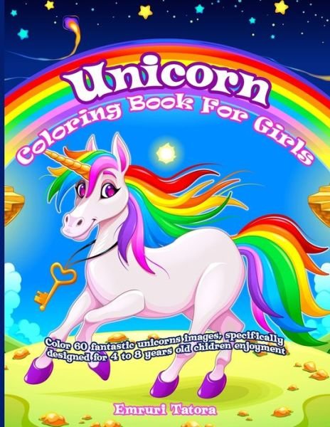 Cover for Emruri Tatora · Unicorn Coloring Book For Girls (Paperback Book) (2020)