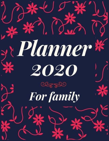 Cover for Aj Books Gallery · Planner 2020 for family (Pocketbok) (2019)