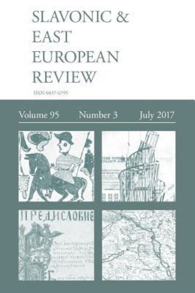 Slavonic & East European Review (95 - Martyn Rady - Books - Modern Humanities Research Association - 9781781882986 - July 7, 2017