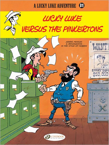 Cover for Pennac, Daniel &amp; Benacquista, Tonino · Lucky Luke 31 - Lucky Luke Versus the Pinkertons (Paperback Book) (2011)