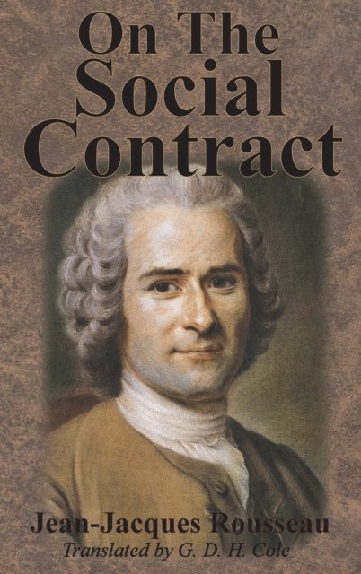 Cover for Jean-Jacques Rousseau · On The Social Contract (Gebundenes Buch) [Unabridged edition] (1913)