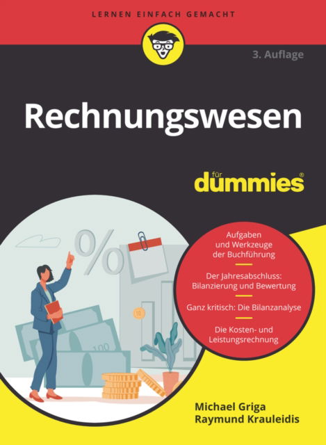 Rechnungswesen fur Dummies - Fur Dummies - Michael Griga - Bücher - Wiley-VCH Verlag GmbH - 9783527721986 - 10. April 2024