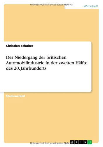 Cover for Schultze · Der Niedergang der britischen (Book) [German edition] (2012)