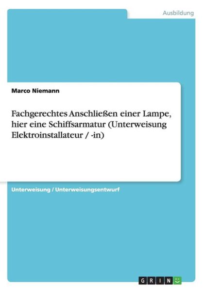 Cover for Niemann · Fachgerechtes Anschließen einer (Book) (2015)