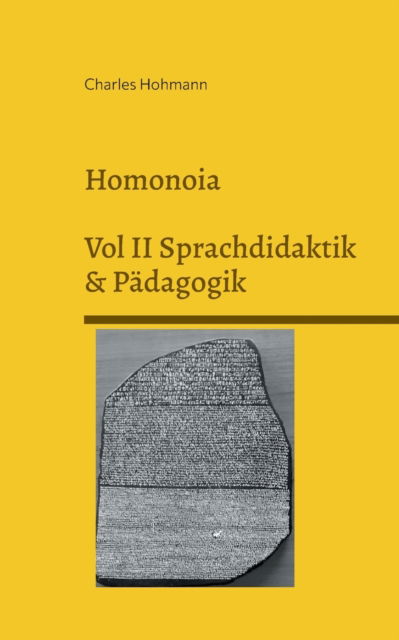 Cover for Charles Hohmann · Homonoia (Paperback Book) (2021)