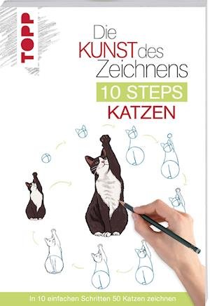 Cover for Justine Lecouffe · Die Kunst des Zeichnens 10 Steps - Katzen (Paperback Book) (2022)