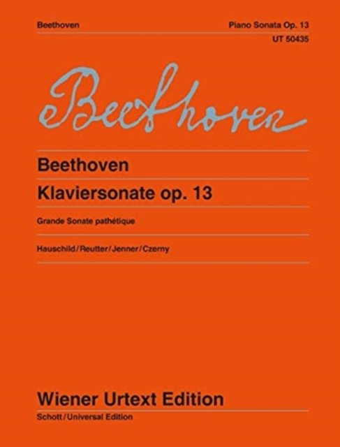 Sonata op. 13: Grande Sonate PatheTique - Beethoven Ludwig Van - Böcker - Wiener Urtext Edition, Musikverlag Gesmb - 9783850557986 - 