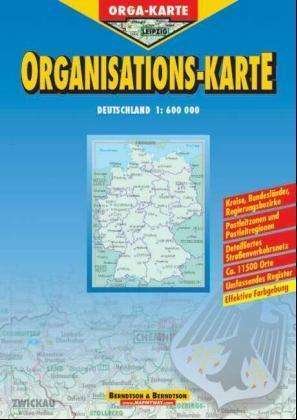 Organisationskarte Deutschland 1:600 000 - Borch GmbH - Bøker - Borch - 9783897075986 - 31. desember 2000