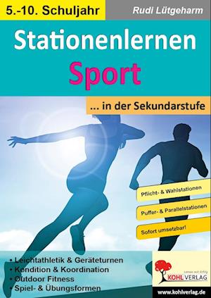 Cover for Rudi Lütgeharm · Stationenlernen Sport ... in der Sekundarstufe (Pocketbok) (2022)