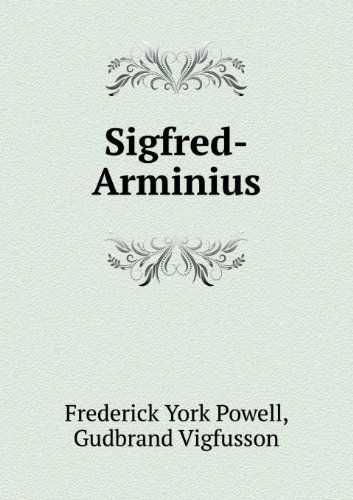 Cover for Gudbrand Vigfusson · Sigfred-arminius (Paperback Bog) (2013)
