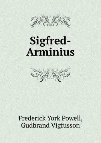 Cover for Gudbrand Vigfusson · Sigfred-arminius (Paperback Book) (2013)