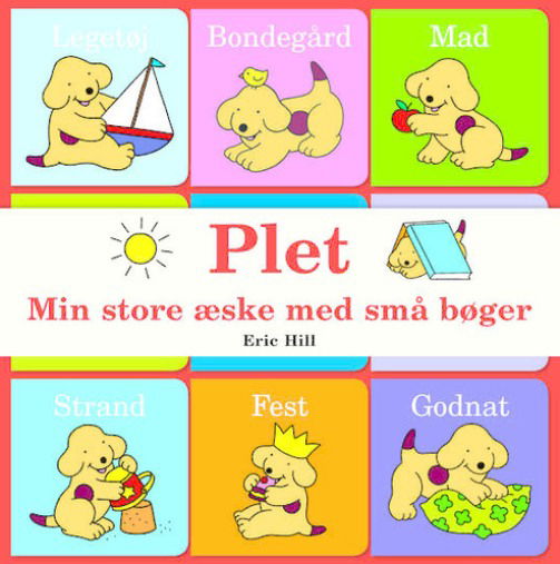 Cover for Eric Hill · Plet: Plet - Min store æske med små bøger (Pappbok) [1. utgave] (2023)