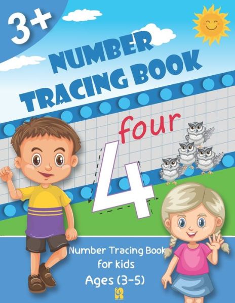 Cover for Matild Scarlett · Number Tracing Book for Kids Ages 3-5 (Paperback Book) (2020)