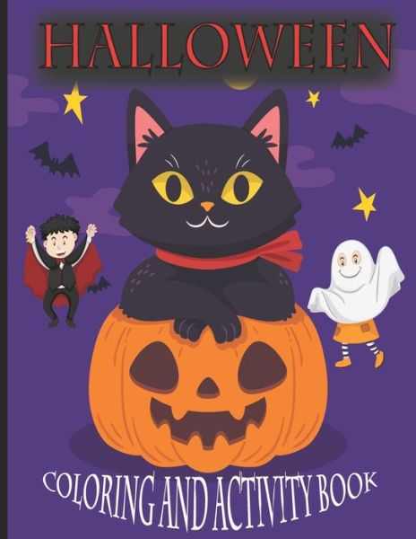 Cover for Student Book · Halloween Coloring and Activity Book (Paperback Book) (2020)