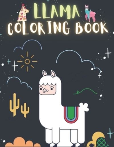 Cover for To The Point · Llama Coloring Book (Paperback Bog) (2020)