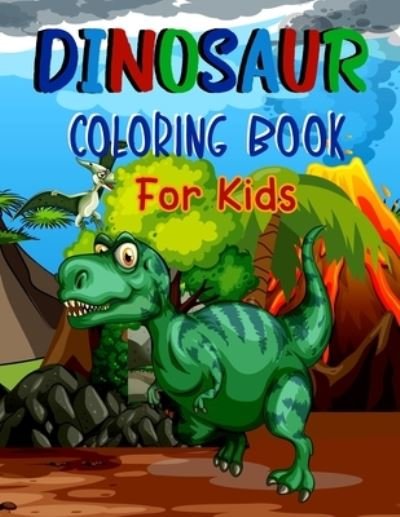 Cover for Rahibul Press House · Dinosaur Coloring Book for Kids (Paperback Book) (2021)