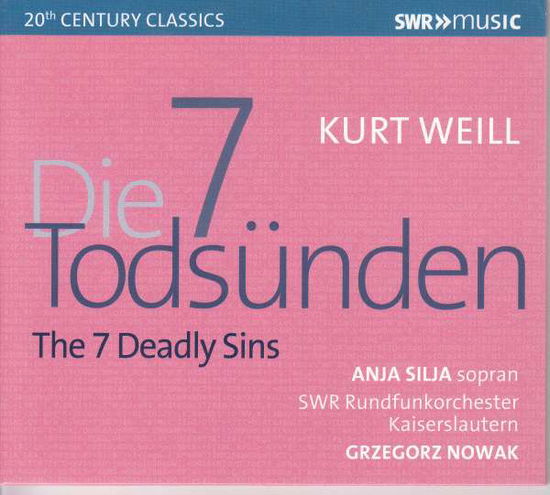 Kurt Weill: The 7 Deadly Sins / Quodlibet. Op. 9 From The Pantomime Zaubernacht. Op. 4 - Weill / Silja / Nowak - Musik - SWR CLASSIC - 0747313951987 - 10. Mai 2019