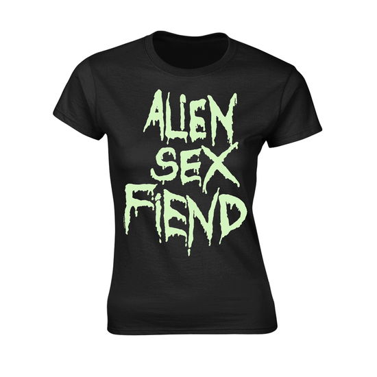 Cover for Alien Sex Fiend · Logo (Glow) (MERCH) [size M] [Black edition] (2019)