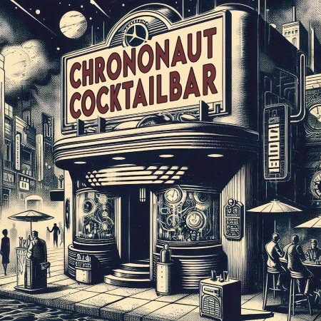 Cover for No Mans Valley · Chrononaut Cocktailbar / Flight Of The Sloths (LP) [Limited edition] (2024)