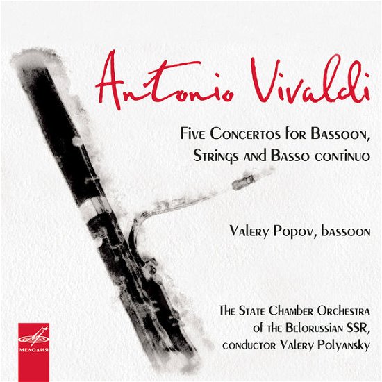 Cover for A. Vivaldi · Five Concertos for Bassoon, Strings &amp; Basso Continuo (CD) (2014)