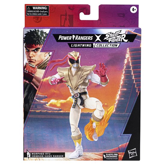 Cover for Power Rangers · Power Rangers Street Fighter Ranger Morphed Ryu Crimson Hawk Figure (MERCH) (2022)