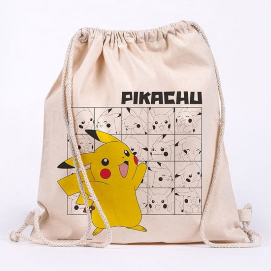 Cover for Pokemon · Pikachu Cotton Drawstring Bag (Bag)