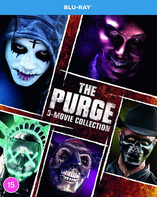 Cover for Purge the 15 BD · The Purge 1 to 5 Collection (Blu-Ray) (2021)