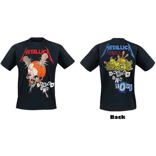 Cover for Metallica · Metallica Unisex T-Shirt: Damage Inc (Back Print) (T-shirt) [size S] [Black - Unisex edition] (2018)