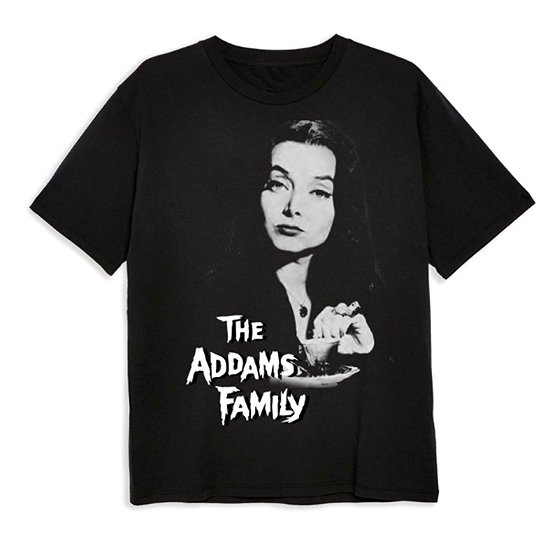Cover for The Addams Family · Morticia (T-shirt) [size S] [Black edition] (2020)