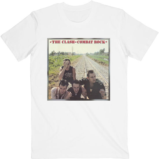 The Clash Unisex T-Shirt: Combat Rock - Clash - The - Gadżety -  - 5056368634987 - 