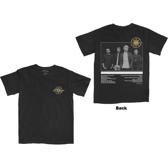 Cover for All Time Low · All Time Low Unisex T-Shirt: Wake Up Sunshine Track List (Black) (Back Print) (T-shirt) [size S] (2022)