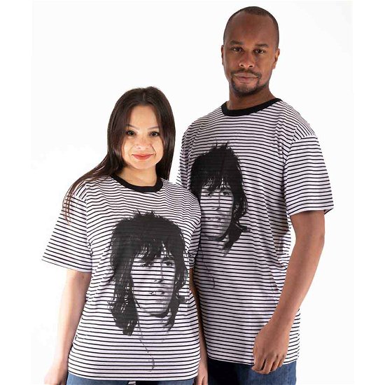 The Rolling Stones Unisex T-Shirt: Keith (Striped) - The Rolling Stones - Produtos -  - 5056561064987 - 
