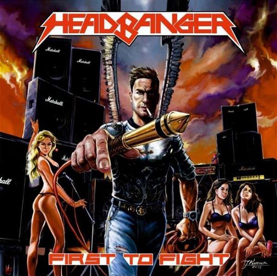 Cover for Headbanger · First to Fight (VINYL) (2018)