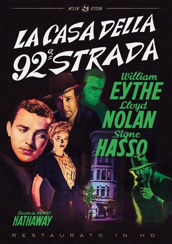 Cover for Casa Della 92a Strada (La) (Re · La Casa Della 92A Strada (DVD) (2021)