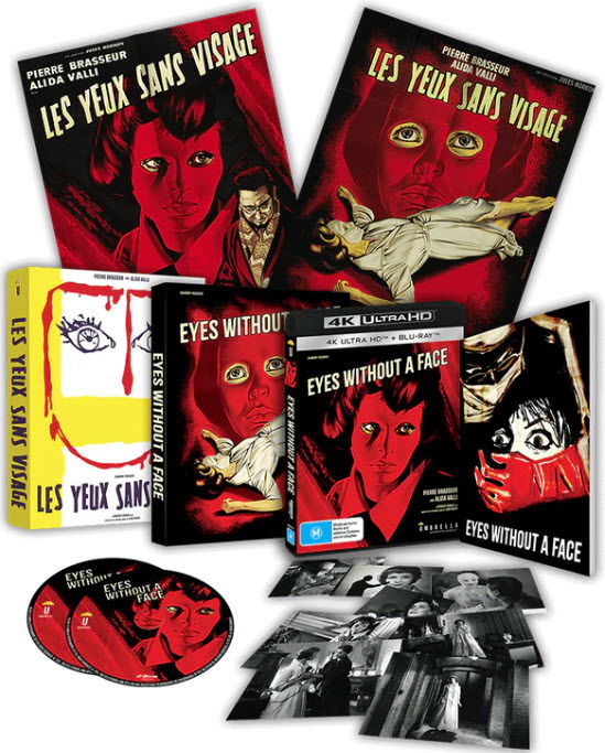 Cover for 4k Ultra Hd · Eyes Without a Face Aka Les Yeux Sans Visage (1960) 4k &amp; Blu-ray Collector's Edition (4K Ultra HD) (2024)