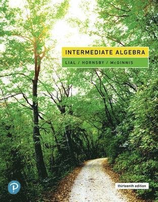 Cover for Margaret Lial · Intermediate Algebra (Gebundenes Buch) (2019)