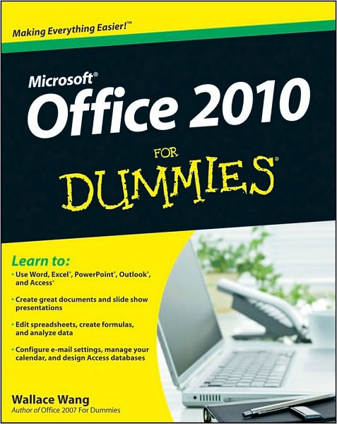 Cover for W Wang · Office 2010 For Dummies (Paperback Book) (2010)