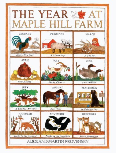 Cover for Alice Provensen · The Year at Maple Hill Farm (Hardcover bog) [Turtleback School &amp; Library Binding edition] (2001)