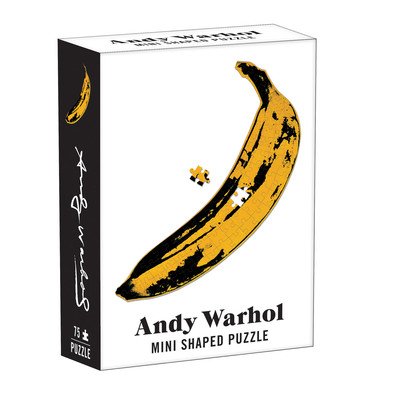 Andy Warhol Mini Shaped Puzzle Banana - Galison - Brætspil - Galison - 9780735359987 - 16. juli 2019