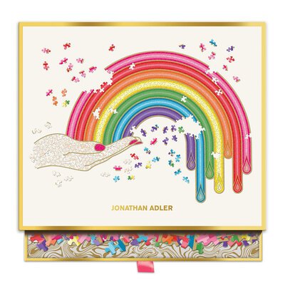 Cover for Jonathan Adler Galison · Jonathan Adler Rainbow Hand 750 Piece Shaped Puzzle (SPIL) (2020)