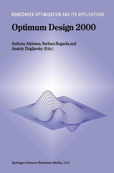 Cover for Anthony Atkinson · Optimum Design - Nonconvex Optimization and Its Applications (Hardcover Book) (2001)