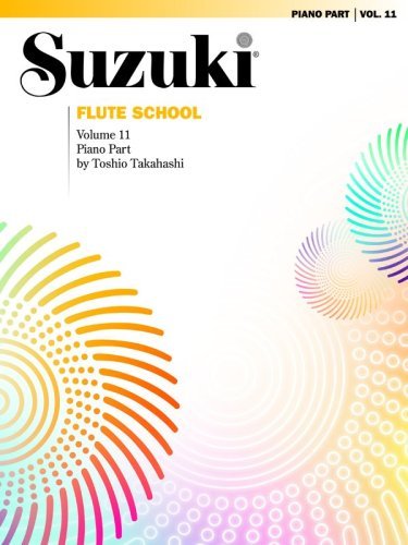 Cover for Suzuki · Suzuki Flute School Vol11 Piano Acc (Paperback Bog) (1993)