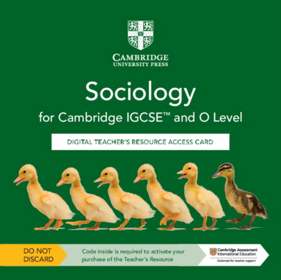 Cover for Katherine Roberts · Cambridge IGCSE™ and O Level Sociology Digital Teacher's Resource Access Card - Cambridge International IGCSE (N/A) [2 Revised edition] (2023)