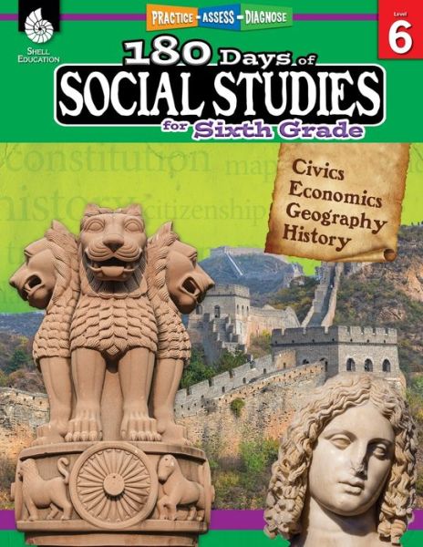 Cover for Kathy Flynn · 180 Days™: Social Studies for Sixth Grade: Practice, Assess, Diagnose - 180 Days of Practice (Paperback Book) (2018)