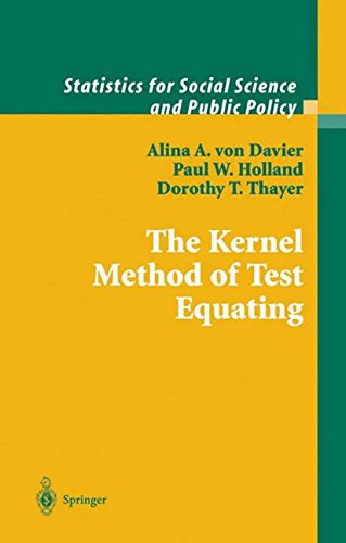 The Kernel Method of Test Equating - Statistics for Social and Behavioral Sciences - Alina A. von Davier - Books - Springer-Verlag New York Inc. - 9781475780987 - March 28, 2013