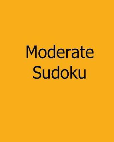 Cover for Susan Collins · Moderate Sudoku: Level 2: Large Grid Sudoku Puzzles (Taschenbuch) (2012)