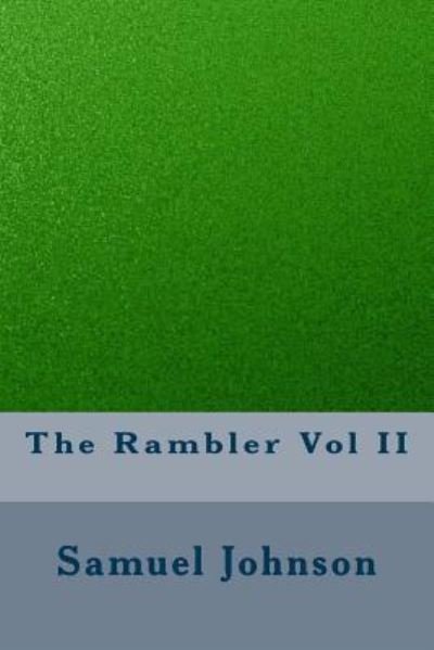 Cover for Samuel Johnson · The Rambler Vol II (Pocketbok) (2016)